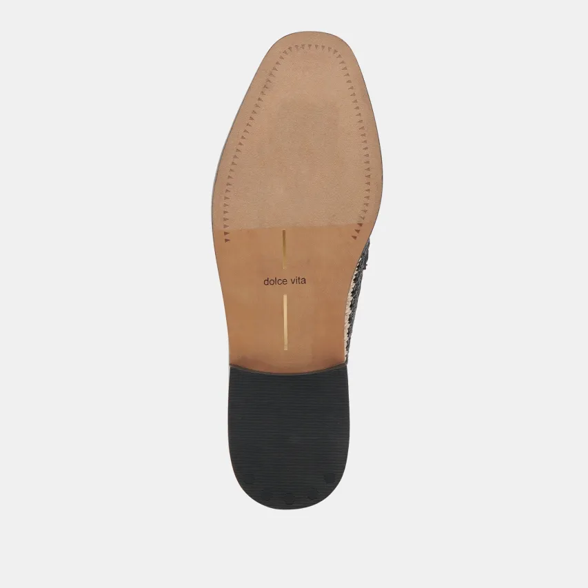 HALLEY FLATS BLACK MULTI RAFFIA^Dolce Vita Discount