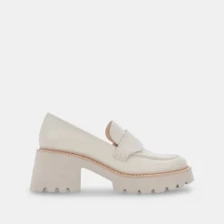 HALONA LOAFERS IVORY LEATHER^Dolce Vita Clearance