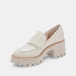 HALONA LOAFERS IVORY LEATHER^Dolce Vita Clearance