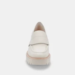 HALONA LOAFERS IVORY LEATHER^Dolce Vita Clearance