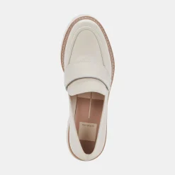 HALONA LOAFERS IVORY LEATHER^Dolce Vita Clearance