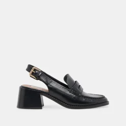 HARDI HEELS MIDNIGHT CRINKLE PATENT^Dolce Vita Sale
