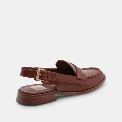 HARDI LOAFERS BROWN CRINKLE PATENT^Dolce Vita New