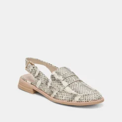 HARDI LOAFERS GREY WHITE SNAKE EMBOSSED^Dolce Vita Hot