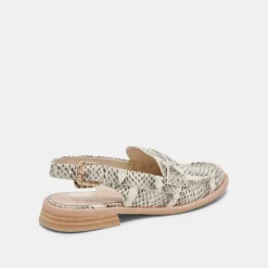 HARDI LOAFERS GREY WHITE SNAKE EMBOSSED^Dolce Vita Hot