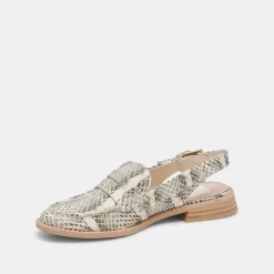 HARDI LOAFERS GREY WHITE SNAKE EMBOSSED^Dolce Vita Hot