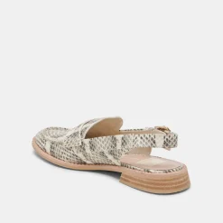 HARDI LOAFERS GREY WHITE SNAKE EMBOSSED^Dolce Vita Hot
