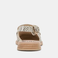 HARDI LOAFERS GREY WHITE SNAKE EMBOSSED^Dolce Vita Hot