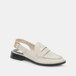 HARDI LOAFERS IVORY CRINKLE PATENT^Dolce Vita Fashion