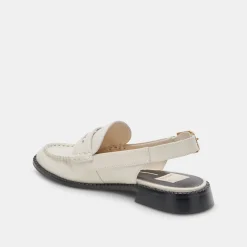 HARDI LOAFERS IVORY CRINKLE PATENT^Dolce Vita Fashion