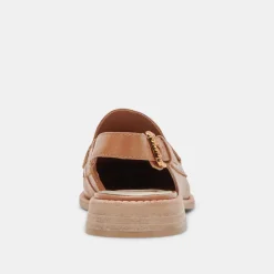 HARDI LOAFERS TAN CRINKLE PATENT^Dolce Vita Hot