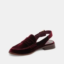 HARDI LOAFERS WINE VELVET^Dolce Vita Best