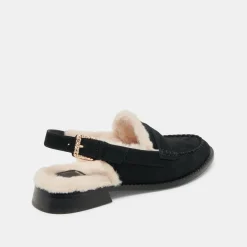 HARDI PLUSH LOAFERS BLACK NUBUCK^Dolce Vita Online