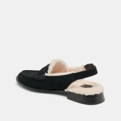 HARDI PLUSH LOAFERS BLACK NUBUCK^Dolce Vita Online