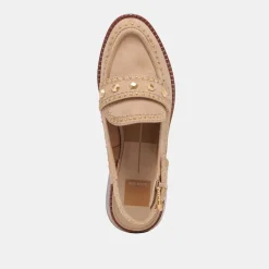 HARDI STUD LOAFERS CAMEL SUEDE^Dolce Vita New