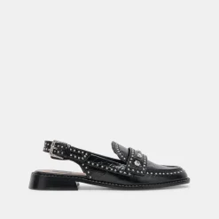 HARDI STUD LOAFERS MIDNIGHT CRINKLE PATENT^Dolce Vita Outlet