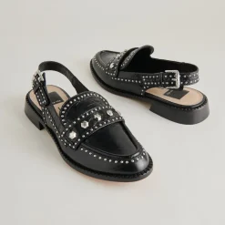 HARDI STUD LOAFERS MIDNIGHT CRINKLE PATENT^Dolce Vita Outlet