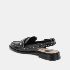 HARDI STUD LOAFERS MIDNIGHT CRINKLE PATENT^Dolce Vita Outlet