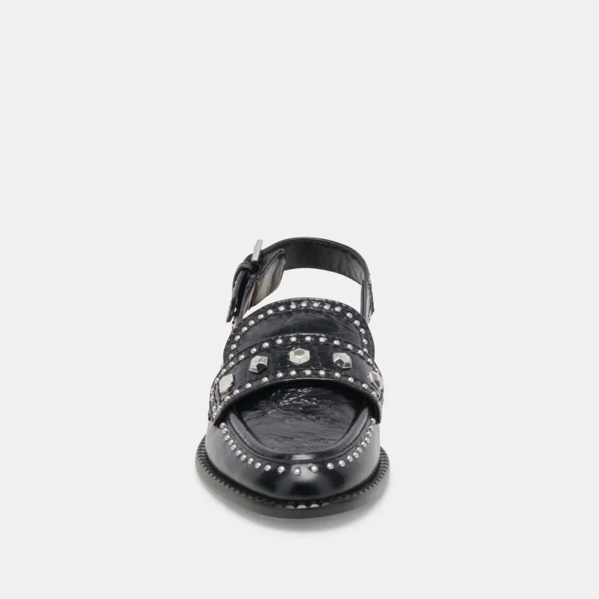 HARDI STUD LOAFERS MIDNIGHT CRINKLE PATENT^Dolce Vita Outlet