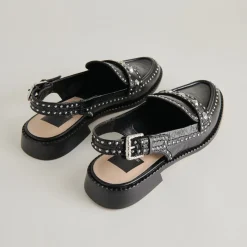 HARDI STUD LOAFERS MIDNIGHT CRINKLE PATENT^Dolce Vita Outlet