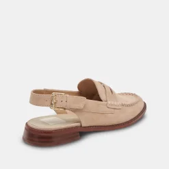 HARDI WIDE LOAFERS CAMEL SUEDE^Dolce Vita Online