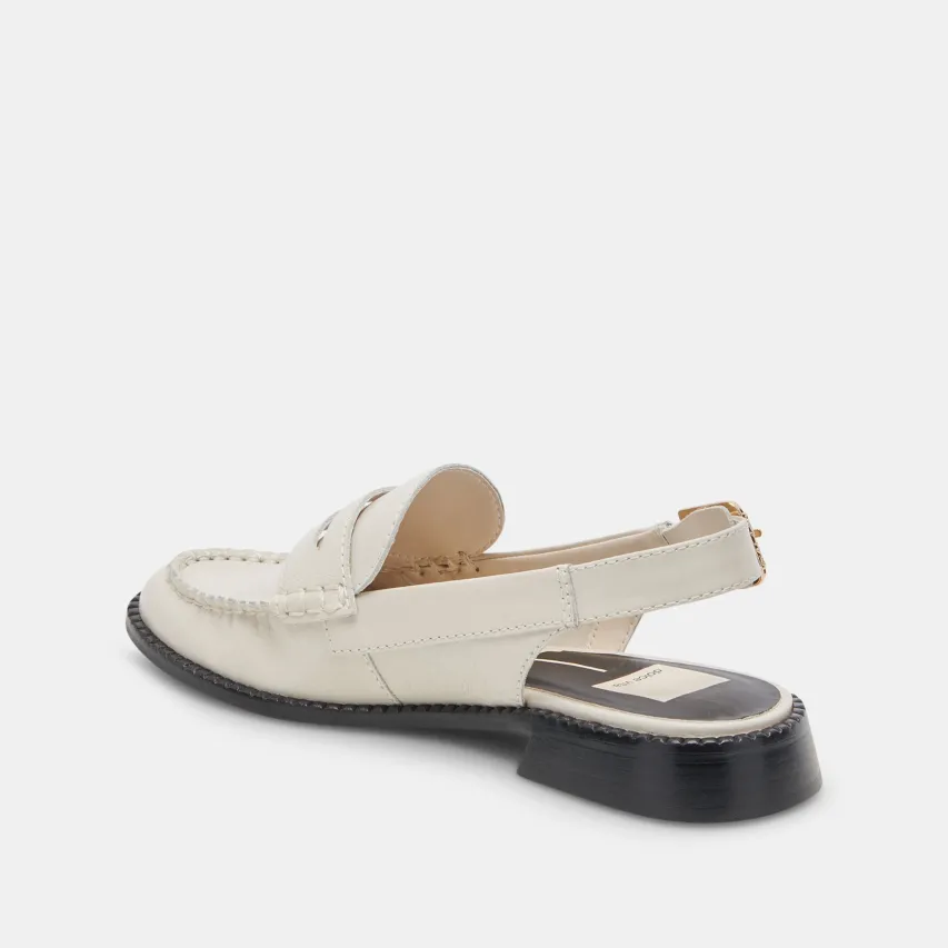 HARDI WIDE LOAFERS IVORY CRINKLE PATENT^Dolce Vita Online