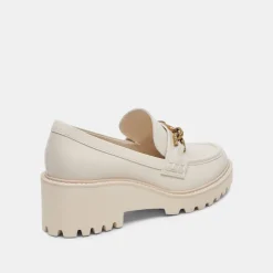 HARLEN LOAFERS IVORY CRINKLE PATENT^Dolce Vita Fashion