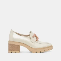 HAROLD HEELS IVORY PATENT LEATHER^Dolce Vita Fashion