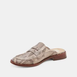 HAVAN LOAFERS SAND SNAKE EMBOSSED^Dolce Vita Online