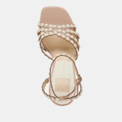 HELLEN PEARL HEELS LT BLUSH LEATHER^Dolce Vita New