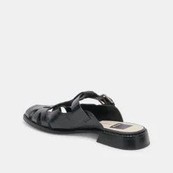 HIPPIE FLATS MIDNIGHT CRINKLE PATENT^Dolce Vita Online