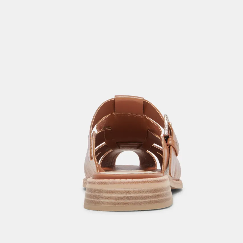 HIPPIE FLATS TAN CRINKLE PATENT^Dolce Vita Clearance