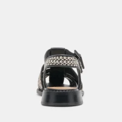 HOLIS SANDALS BLACK MULTI RAFFIA^Dolce Vita Clearance