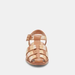 HOLIS SANDALS TAN MULTI RAFFIA^Dolce Vita Discount