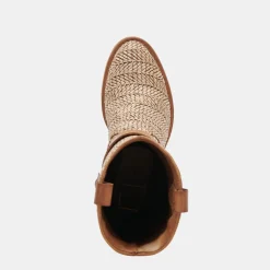 HOSS BOOTS BROWN MULTI RAFFIA^Dolce Vita Discount
