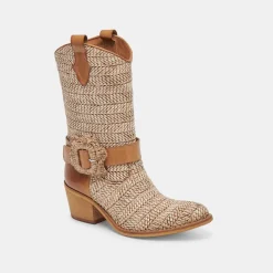 HOSS BOOTS BROWN MULTI RAFFIA^Dolce Vita Discount