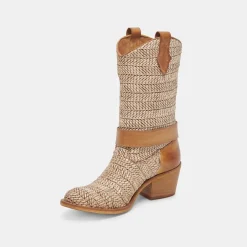 HOSS BOOTS BROWN MULTI RAFFIA^Dolce Vita Discount