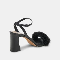 IESHA HEELS BLACK LEATHER^Dolce Vita Clearance
