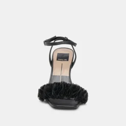 IESHA HEELS BLACK LEATHER^Dolce Vita Clearance