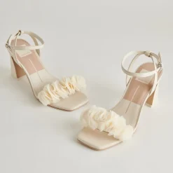 IESHA HEELS IVORY LEATHER^Dolce Vita Online
