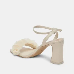 IESHA HEELS IVORY LEATHER^Dolce Vita Online