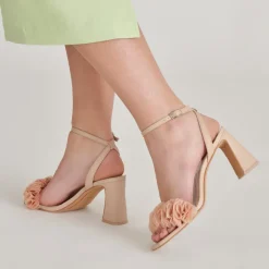 IESHA HEELS LT BLUSH LEATHER^Dolce Vita Best