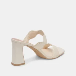 ILVA HEELS CREME EMBOSSED LEATHER^Dolce Vita Discount