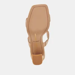 ILVA HEELS LT NATURAL RAFFIA^Dolce Vita Clearance