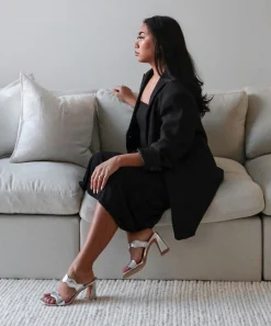ILVA HEELS SILVER DISTRESSED LEATHER^Dolce Vita Clearance