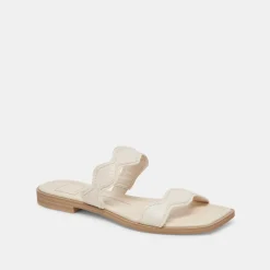 ILVA SANDALS CREME EMBOSSED LEATHER^Dolce Vita Best