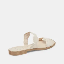 ILVA SANDALS CREME EMBOSSED LEATHER^Dolce Vita Best