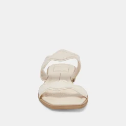 ILVA SANDALS CREME EMBOSSED LEATHER^Dolce Vita Best