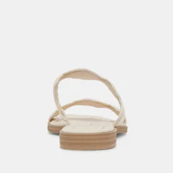 ILVA SANDALS CREME EMBOSSED LEATHER^Dolce Vita Best