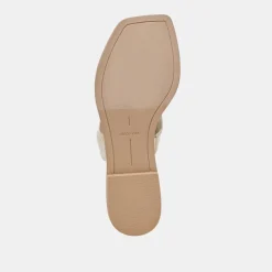 ILVA SANDALS CREME EMBOSSED LEATHER^Dolce Vita Best